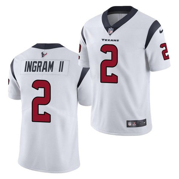 Men's White Houston Texans #2 Mark Ingram II Vapor Untouchable Limited Stitched Jersey